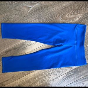 Fabletics Cobalt Blue Mid Rise Powerhold Capri